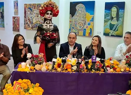 Presentan Festival de D&iacute;a de Muertos