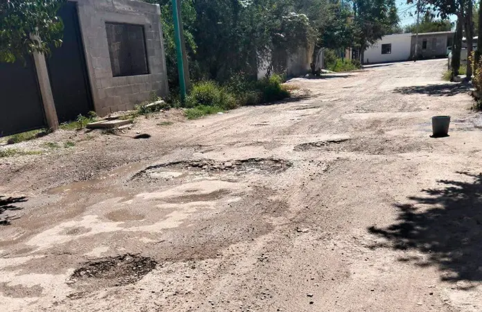 Calles de colonia Juárez, llenas de hoyancos