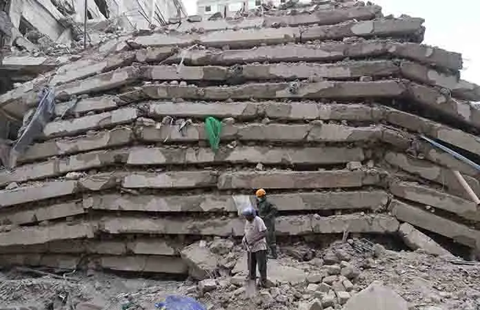 Colapsa un edificio en construcción en Kenia
