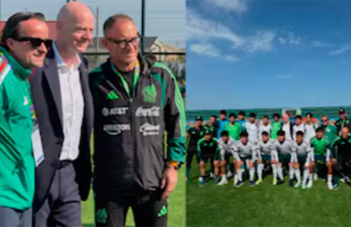 Gianni Infantino presente en triunfo de México Sub-15 en Azerbaiyán