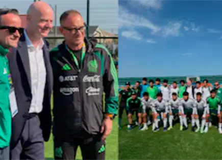 Gianni Infantino presente en triunfo de México Sub-15 en Azerbaiyán Gianni Infantino presente en triunfo de México Sub-15 en Azerbaiyán