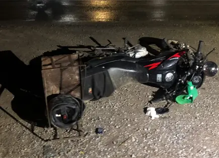 Motociclista resulta lesionado tras choque en la Valles-Mante Motociclista resulta lesionado tras choque en la Valles-Mante