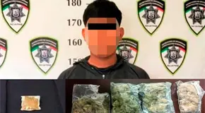 Aseguran dosis de marihuana al norte de la ciudad