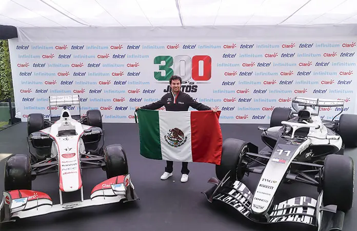 "Checo" celebra en México sus 300 Grandes Premios