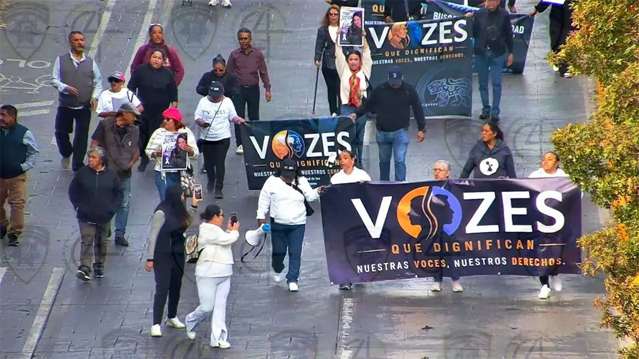 Movilización sobre Carranza dificulta circulación vial