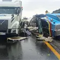 Fotos | Aparatoso choque de tr&aacute;ileres en la 57; hay un muerto