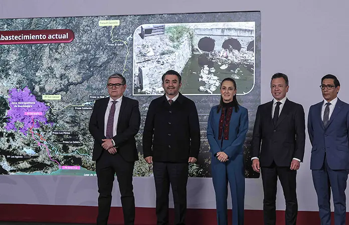 Anuncian enorme inversión conjunta para obra hídrica