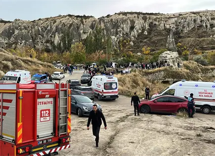 Derrumbe en Capadocia deja tres muertos y cinco heridos