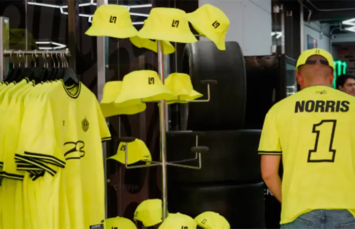 Lando Norris inaugura pop-up de moda en Polanco