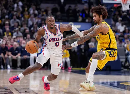 Triunfan Sixers ante los Pacers Triunfan Sixers ante los Pacers