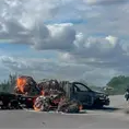 Arde Matamoros tras la captura de un l&iacute;der criminal