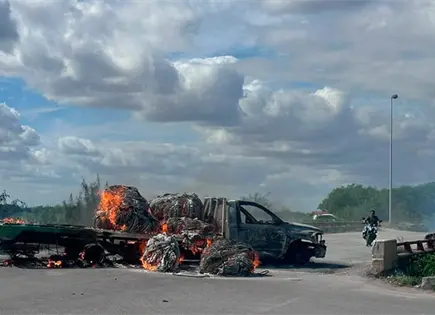 Arde Matamoros tras la captura de un líder criminal Arde Matamoros tras la captura de un líder criminal