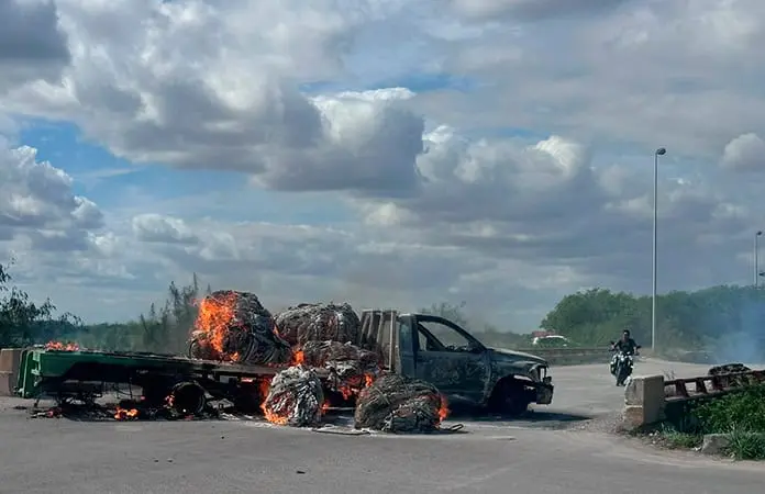 Arde Matamoros tras la captura de un líder criminal Arde Matamoros tras la captura de un líder criminal
