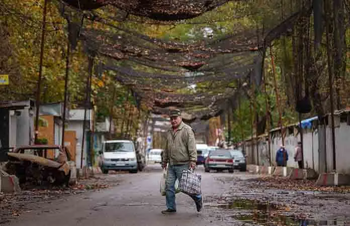 Ayuda humanitaria, por entrar en Oleshky