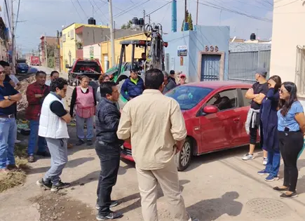 Denuncian daños en drenaje de Tlaxcala por obra de rehabilitación Denuncian daños en drenaje de Tlaxcala por obra de rehabilitación