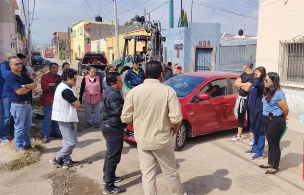 Denuncian da&ntilde;os en drenaje por obra en Altamirano