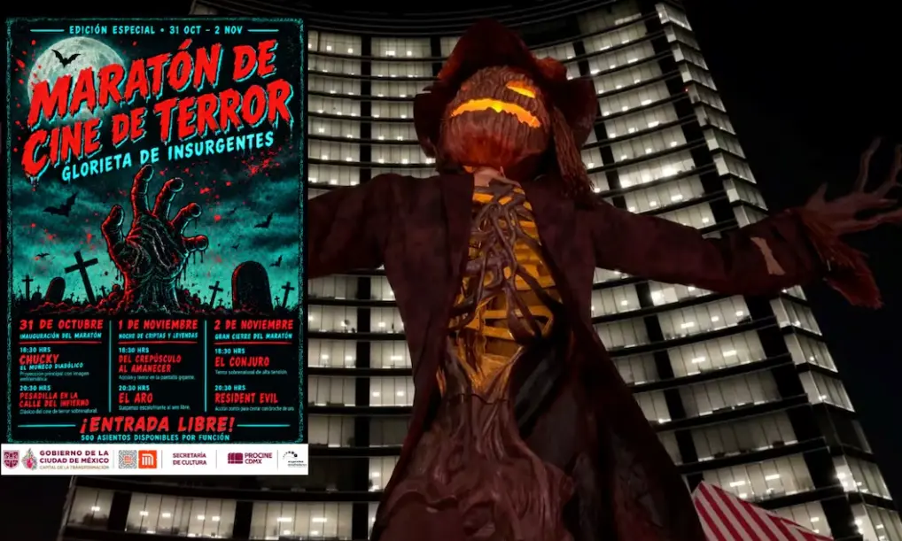 Freddy Krueger y Chucky llegan a la Glorieta de Insurgentes