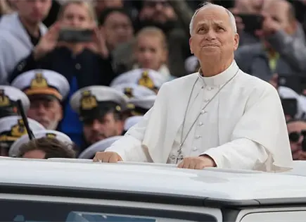 Papa León XIV vota en elección de EU Papa León XIV vota en elección de EU