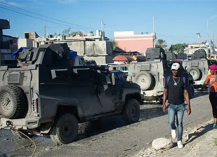 Salvadoreños ya patrullan las calles de Haití Salvadoreños ya patrullan las calles de Haití